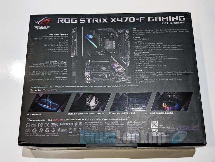 ASUS ROG STRIX X470-F GAMING Motherboard Review