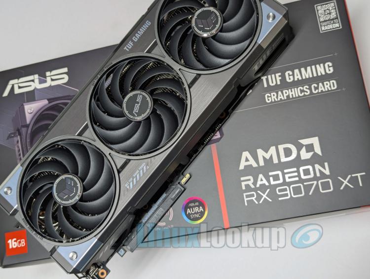 ASUS TUF Gaming Radeon RX 9070 XT OC Linux Review