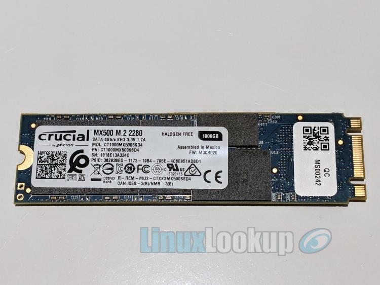 Crucial MX500 1TB M.2 Type 2280 SSD Review