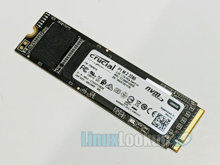 Crucial P1 1TB NVMe PCIe M.2 SSD Review | Linuxlookup