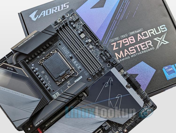 GIGABYTE Z790 AORUS MASTER X Motherboard Linux Review