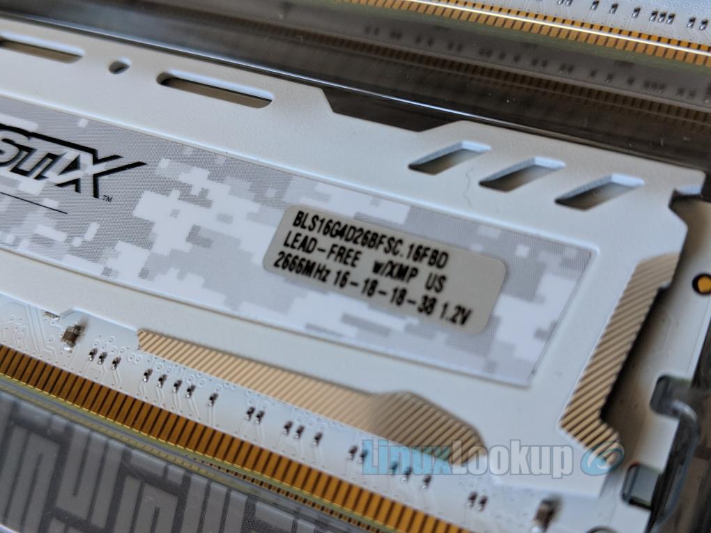 Ballistix Sport LT DDR4-2666 16GB ホワイト Ballistix Sport LT 2666MHz DDR4 Memory Review - 16GB (4x4GB