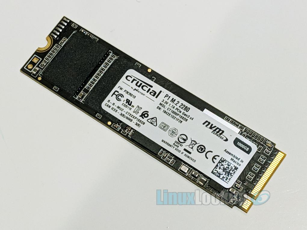 Crucial P1 1TB NVMe PCIe M.2 SSD Review | Linuxlookup