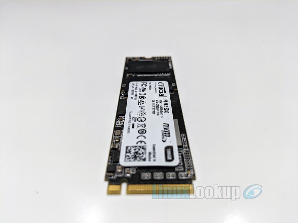 CRUCIAL - Disque Dur SSD P1 M.2 PCIe NVMe 1 To