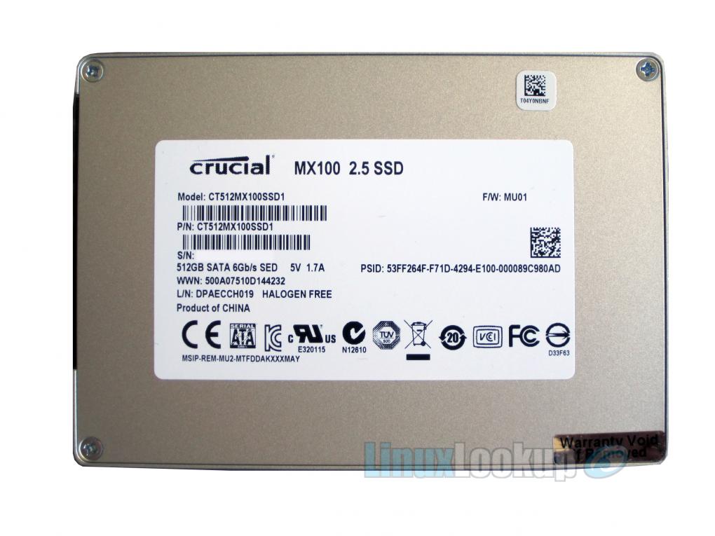 SSD Crucial MX100 256Go