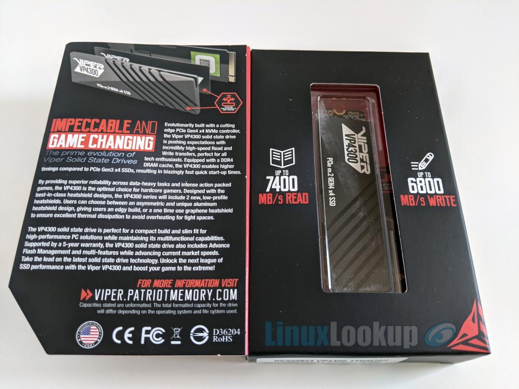 Patriot Viper VP4300 1TB NVMe PCIe M.2 SSD Review | Linuxlookup