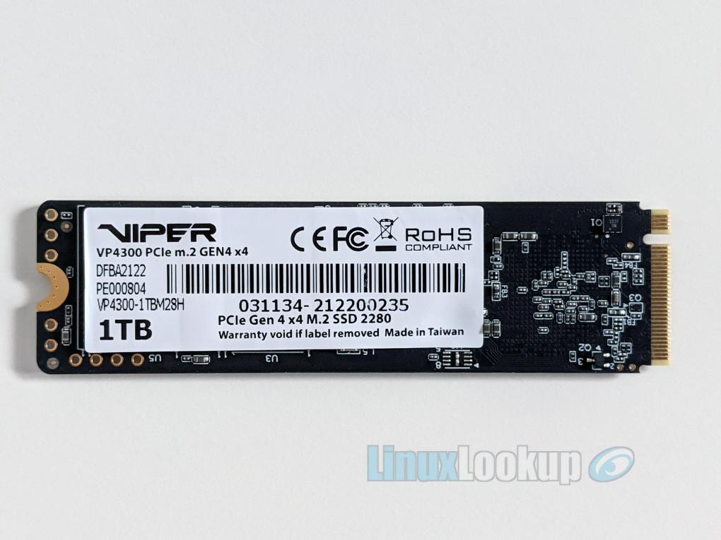 Patriot Viper VP4300 1TB NVMe PCIe M.2 SSD Review | Linuxlookup