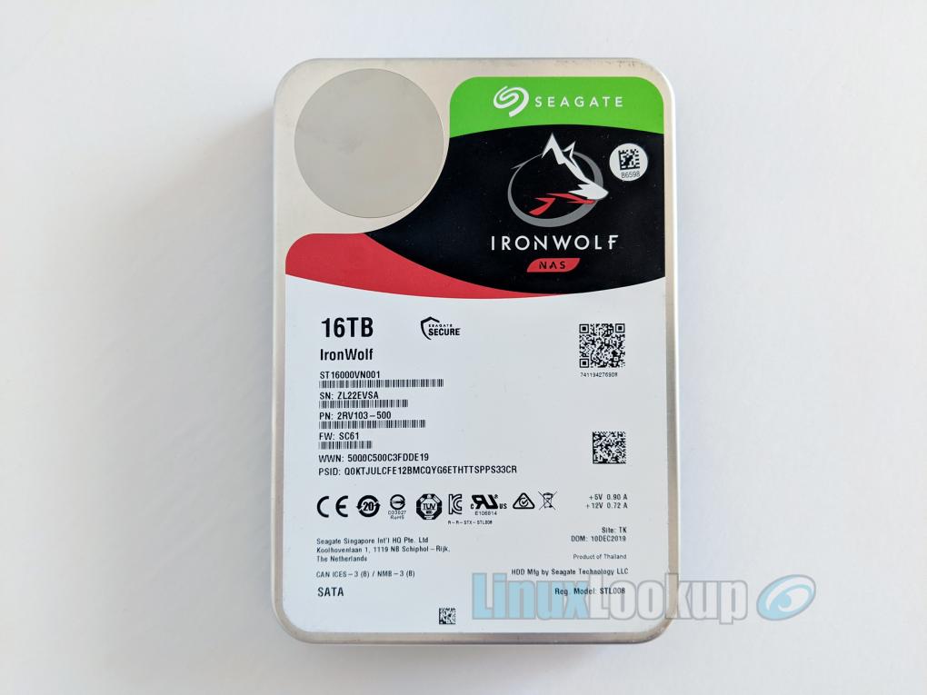 Seagate Ironwolf NAS 16TB Hard Drive Review