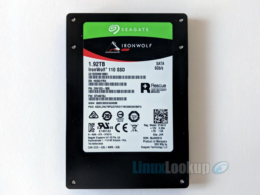 Seagate Ironwolf 110 SSD for NAS Review