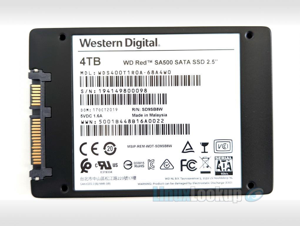 Western Digital 4TB WD Red SA500 NAS 3D NAND Internal SSD - SATA III 6  Gb/s, 2.5/7mm, Up to 560 MB/s - WDS400T1R0A, Solid State Hard Drive